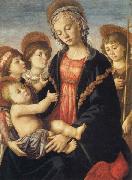 Sandro Botticelli Madonna and Child,with the Young St.John and Two Angels Germany oil painting artist